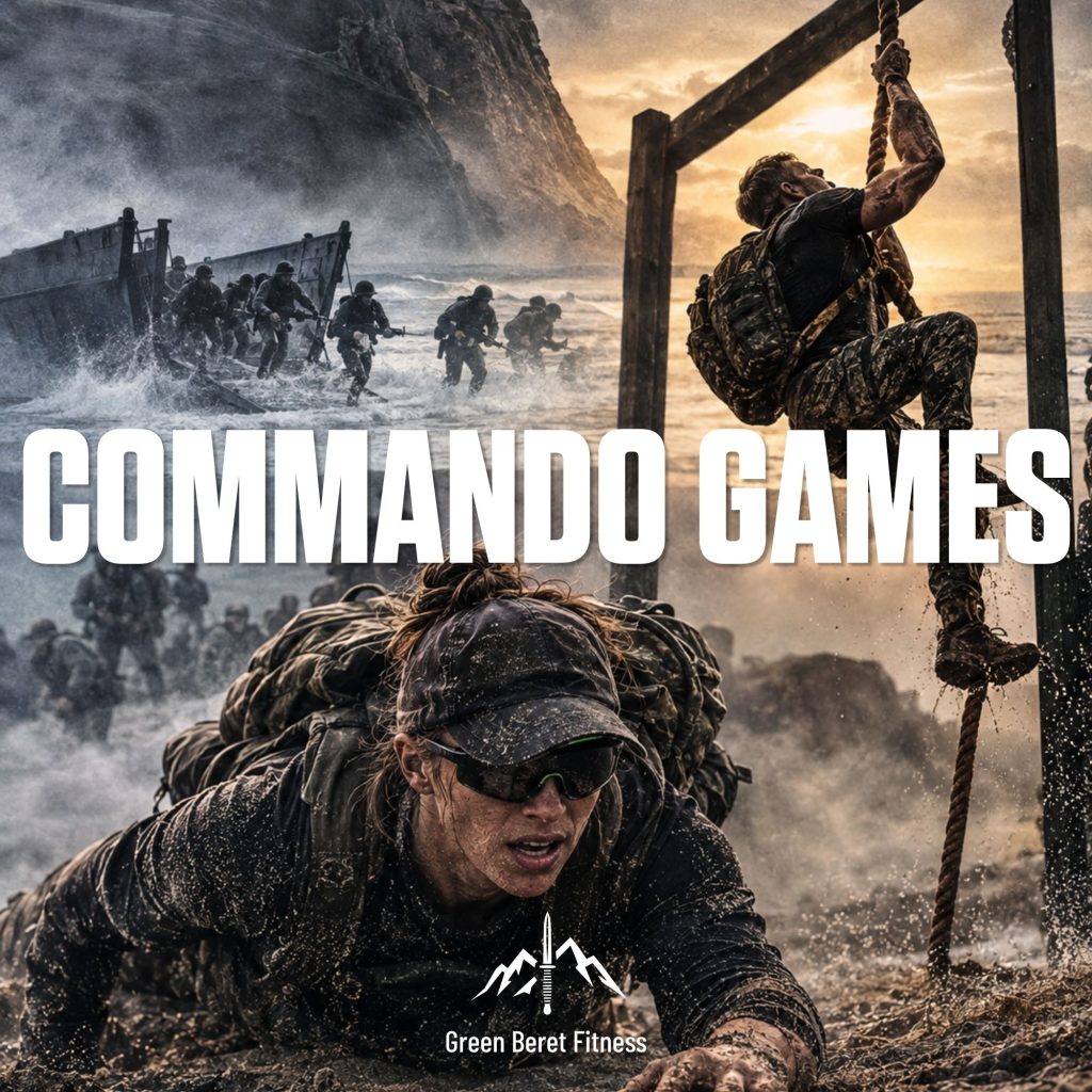 Commando Games key art, Green Beret Fitness