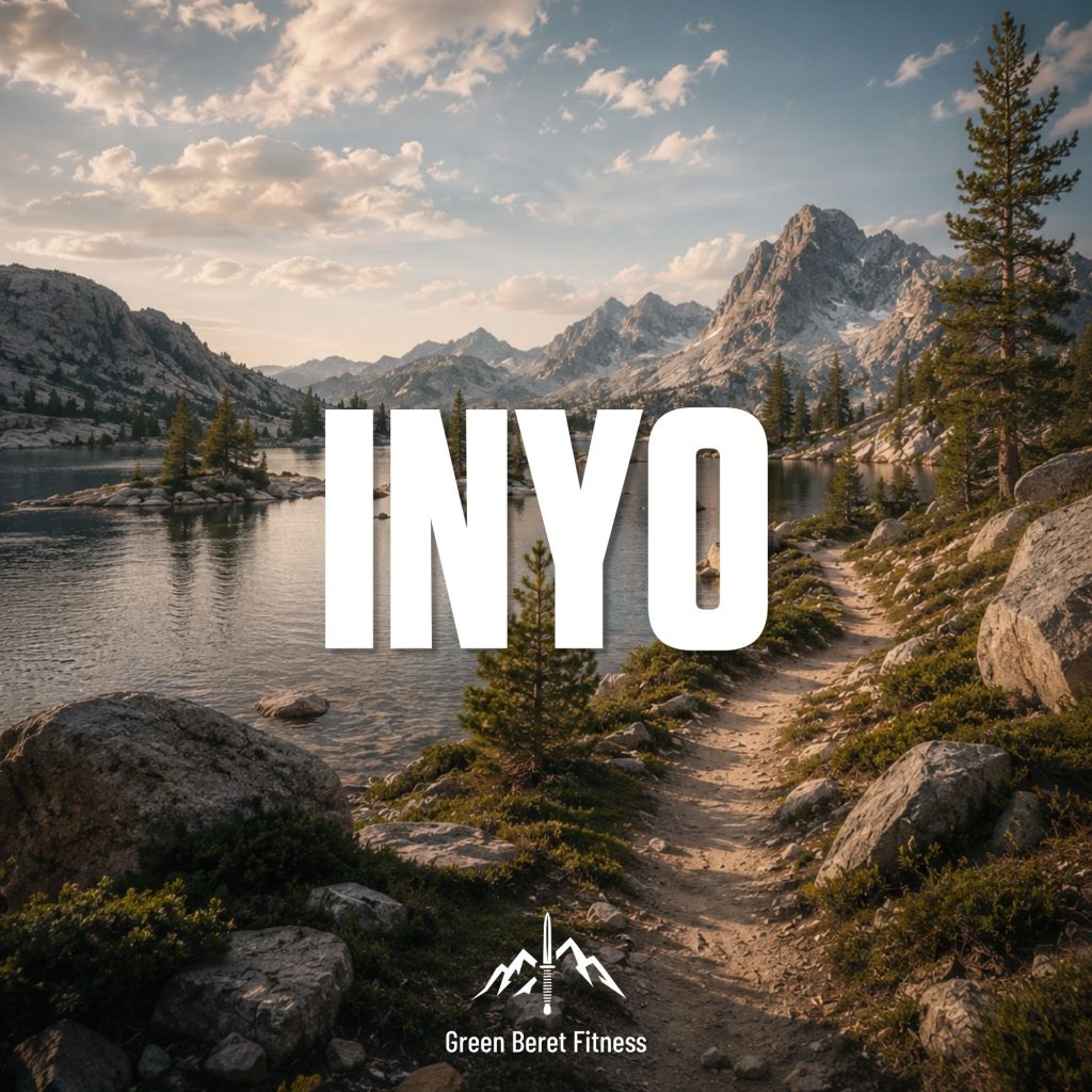 Inyo key art, Green Beret Fitness