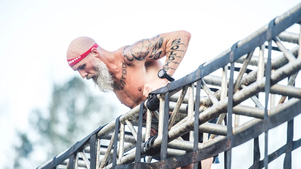 Spartan Race obstacle course action photo