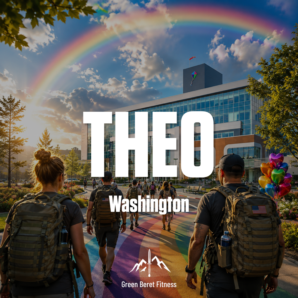 THEO Washington key art, Green Beret Fitness