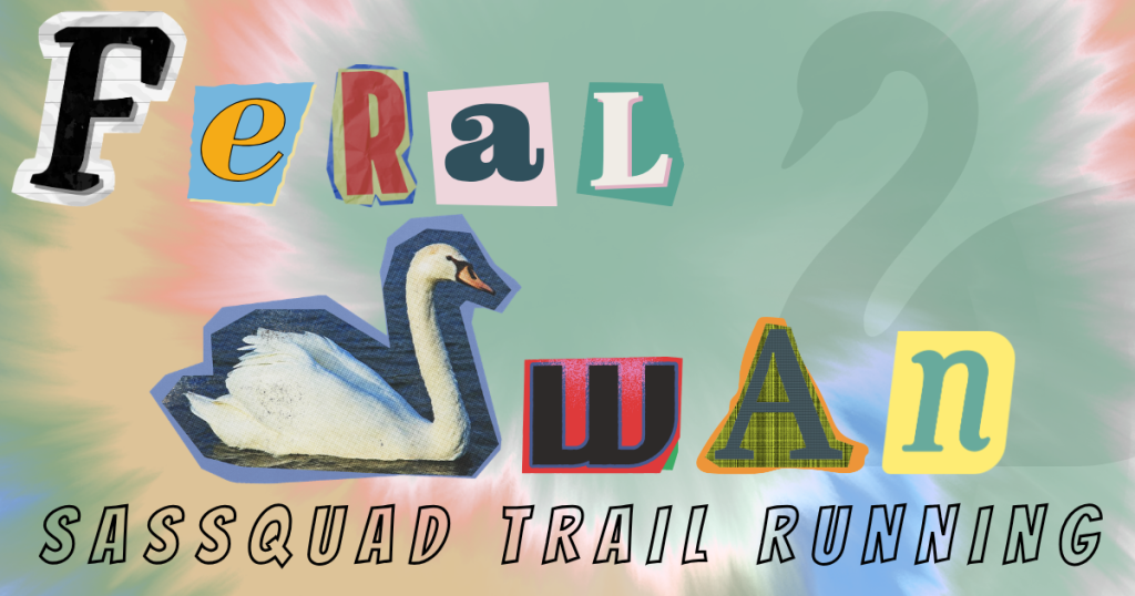 Feral Swan Trail Festival event graphic, Sassquad Trail Running